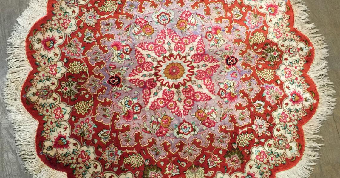 Persian Silk Carpet 5152