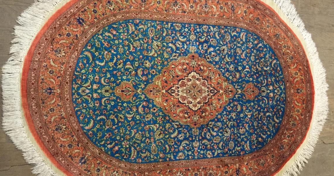 Persian Silk Carpet 5156