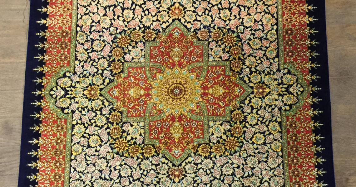 Persian Silk Carpet 5160