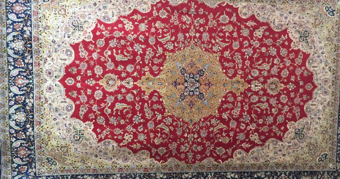 Persian Silk Carpet 5173