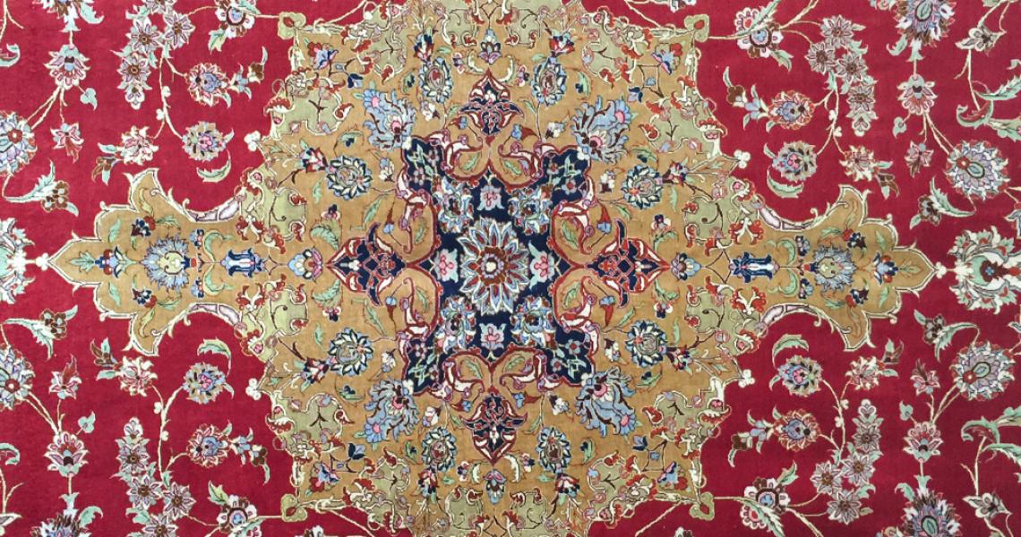 Persian Silk Carpet 5175